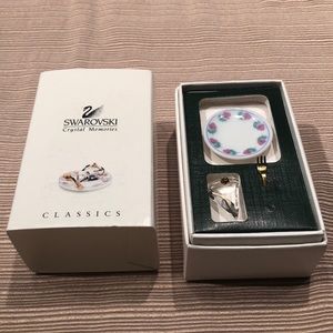 Swarovski Crystal Slice of Cake